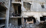[Ảnh] Cuộc sống thường ngày giữa cảnh đổ nát vì bom đạn ở Gaza