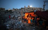 [Ảnh] Cuộc sống thường ngày giữa cảnh đổ nát vì bom đạn ở Gaza