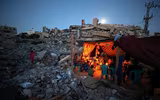 [Ảnh] Cuộc sống thường ngày giữa cảnh đổ nát vì bom đạn ở Gaza