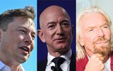 [Ảnh] Tỷ phú Anh Richard Branson dẫn đầu “bộ tam quyền lực”, mở màn du lịch vũ trụ
