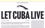 [Ảnh] Mỹ nở rộ phong trào ủng hộ “Hãy để Cuba sống!”