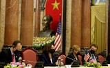 [Ảnh] Các hoạt động của Phó Tổng thống Mỹ Kamala Harris tại Hà Nội
