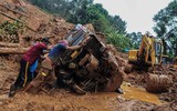Sạt lở đất và lũ lụt kinh hoàng ở Ấn Độ, 35 người thiệt mạng