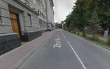 Hình ảnh tương phản về các công trình ở Ukraine trước và sau khi bị trúng bom
