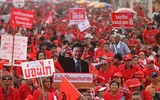 Hình ảnh mới nhất của cựu Thủ tướng Thái Lan Thaksin Shinawatra ngày trở về