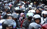 Mọi phương tiện đều ‘nghẽn’ trong đợt di dân lớn nhất lịch sử Indonesia 