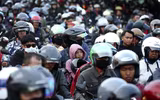 Mọi phương tiện đều ‘nghẽn’ trong đợt di dân lớn nhất lịch sử Indonesia 