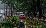 Hồng Kông: Gió giật tới 234km/h, hàng chục người bị thương trong bão Wipha