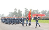 Hình ảnh: Lực lượng Công an hợp luyện diễu binh, diễu hành Kỷ niệm 70 năm Chiến thắng Điện Biên Phủ
