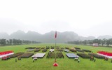 Hình ảnh: Lực lượng Công an hợp luyện diễu binh, diễu hành Kỷ niệm 70 năm Chiến thắng Điện Biên Phủ