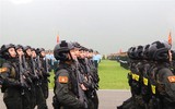 Hình ảnh: Lực lượng Công an hợp luyện diễu binh, diễu hành Kỷ niệm 70 năm Chiến thắng Điện Biên Phủ