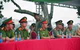 Mãn nhãn màn tổng duyệt diễu binh, diễu hành của CATP Hà Nội cho Ngày hội vì Thủ đô bình yên bên hồ Gươm
