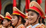 Mãn nhãn màn tổng duyệt diễu binh, diễu hành của CATP Hà Nội cho Ngày hội vì Thủ đô bình yên bên hồ Gươm