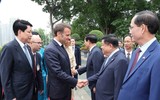 Chủ tịch nước Lương Cường hội đàm với Tổng thống Pháp Emmanuel Macron