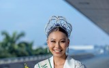 Thạch Thu Thảo diện mốt không nội y khoe dáng cực chuẩn lên đường đến Miss Earth 2022