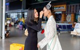 Thạch Thu Thảo diện mốt không nội y khoe dáng cực chuẩn lên đường đến Miss Earth 2022