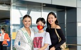 Thạch Thu Thảo diện mốt không nội y khoe dáng cực chuẩn lên đường đến Miss Earth 2022