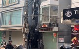 [Ảnh] Hiện trường vụ cháy nhà làm 4 người tử vong ở phố Tam Khương
