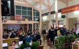 [Ảnh] Công an thị xã Sơn Tây triển khai 8 tổ cấp căn cước gắn chíp cho người dân