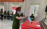 [ẢNH] Cán bộ chiến sỹ Công an Thủ đô nô nức tham gia bầu cử