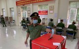 [ẢNH] Cán bộ chiến sỹ Công an Thủ đô nô nức tham gia bầu cử