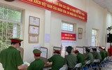 [ẢNH] Cán bộ chiến sỹ Công an Thủ đô nô nức tham gia bầu cử