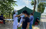 [Ảnh] Lực lượng chức năng siết chặt phòng chống dịch Covid-19 tại các cửa ngõ của Thủ đô