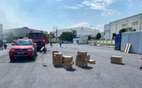 Thực tập quy mô, dập tắt đám cháy ở khu công nghiệp Thạch Thất - Quốc Oai