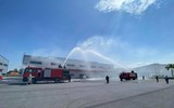 Thực tập quy mô, dập tắt đám cháy ở khu công nghiệp Thạch Thất - Quốc Oai