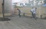 Cận cảnh quá trình cứu 4 người mắc kẹt trong đám cháy giả định do rò rỉ khí gas