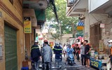 Cận cảnh hiện trường vụ cháy nhà dân trong ngõ Cẩm Văn