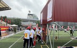 Xem 21 đội thi tranh tài, khống chế nhanh đám cháy, cứu người và tài sản
