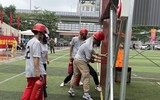 Xem 21 đội thi tranh tài, khống chế nhanh đám cháy, cứu người và tài sản