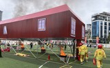 Xem 21 đội thi tranh tài, khống chế nhanh đám cháy, cứu người và tài sản