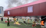 Xem 21 đội thi tranh tài, khống chế nhanh đám cháy, cứu người và tài sản