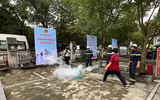 Xem học sinh, sinh viên Hà Nội trải nghiệm kỹ năng an toàn PCCC và CNCH