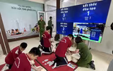 Xem học sinh, sinh viên Hà Nội trải nghiệm kỹ năng an toàn PCCC và CNCH