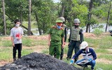 Cận cảnh vụ bóc gỡ đường dây chuyên đổ, chôn, lấp chất thải công nghiệp gây nguy hại môi trường