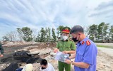 Cận cảnh vụ bóc gỡ đường dây chuyên đổ, chôn, lấp chất thải công nghiệp gây nguy hại môi trường