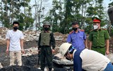 Cận cảnh vụ bóc gỡ đường dây chuyên đổ, chôn, lấp chất thải công nghiệp gây nguy hại môi trường