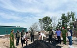 Cận cảnh vụ bóc gỡ đường dây chuyên đổ, chôn, lấp chất thải công nghiệp gây nguy hại môi trường