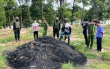 Cận cảnh vụ bóc gỡ đường dây chuyên đổ, chôn, lấp chất thải công nghiệp gây nguy hại môi trường