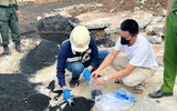 Cận cảnh vụ bóc gỡ đường dây chuyên đổ, chôn, lấp chất thải công nghiệp gây nguy hại môi trường