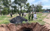 Cận cảnh vụ bóc gỡ đường dây chuyên đổ, chôn, lấp chất thải công nghiệp gây nguy hại môi trường