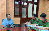 Hình ảnh Cơ quan điều tra đấu tranh với các bị can trong vụ án liên quan đến 'shark' Bình 