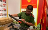 Tận thấy những khẩu súng đồ chơi được làm y như súng quân dụng, bị CSHS thu giữ 