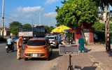 6h sáng nay 14-7: Đồng loạt kiểm soát người và phương tiện tại 22 cửa ngõ lớn ra vào Hà Nội