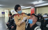 Cận cảnh vây bắt hàng chục đối tượng đua xe và cổ vũ đua xe trái phép trong đêm