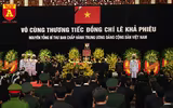 Lễ truy điệu và an táng nguyên Tổng Bí thư Lê Khả Phiêu