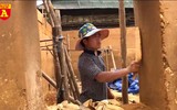 Lên Y Tý xem đồng bào giã đất làm nhà